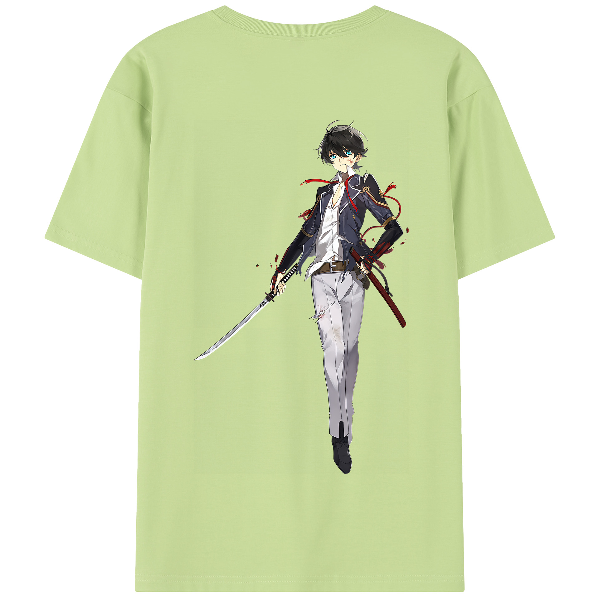 （画像用） 刀剣乱舞 Touken Ranbu 綿100％半袖Tシャツ（背面プリント）